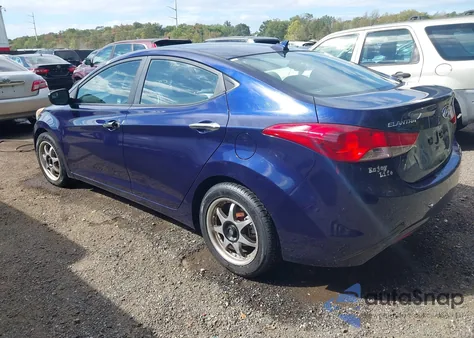 2012 Hyundai Elantra Gls from USA, damaged, VIN 5NPDH4AE2CH072661